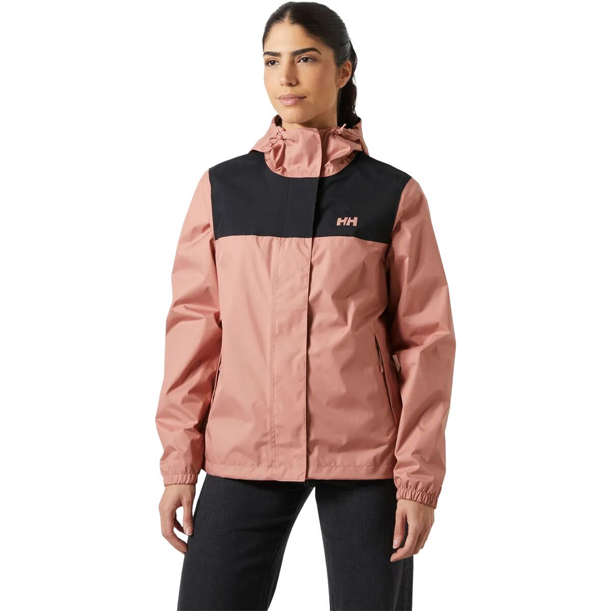 Image of Helly Hansen Vancouver Rain Jacket - Women's Ash Rose, XS
