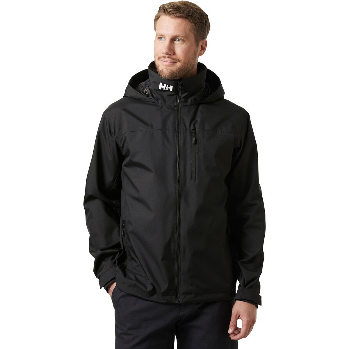 Image of Helly Hansen Crew Hooded Jacket 2.0 - Men's Black, S
