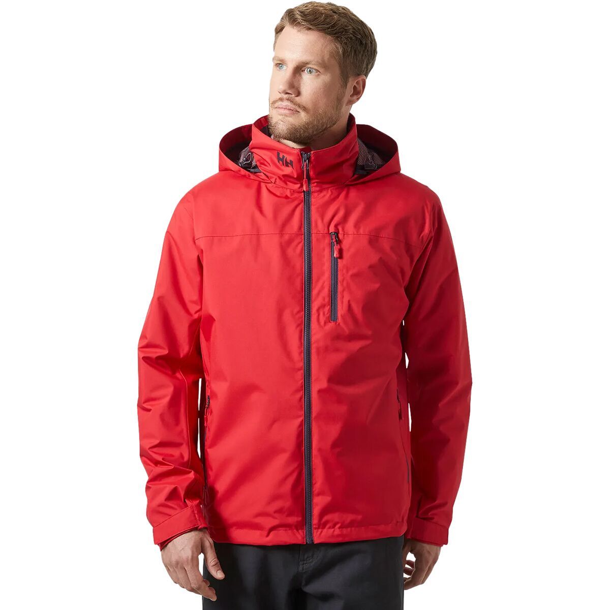 Image of Helly Hansen Crew Hooded Midlayer Jacket 2 - Men's Red, M