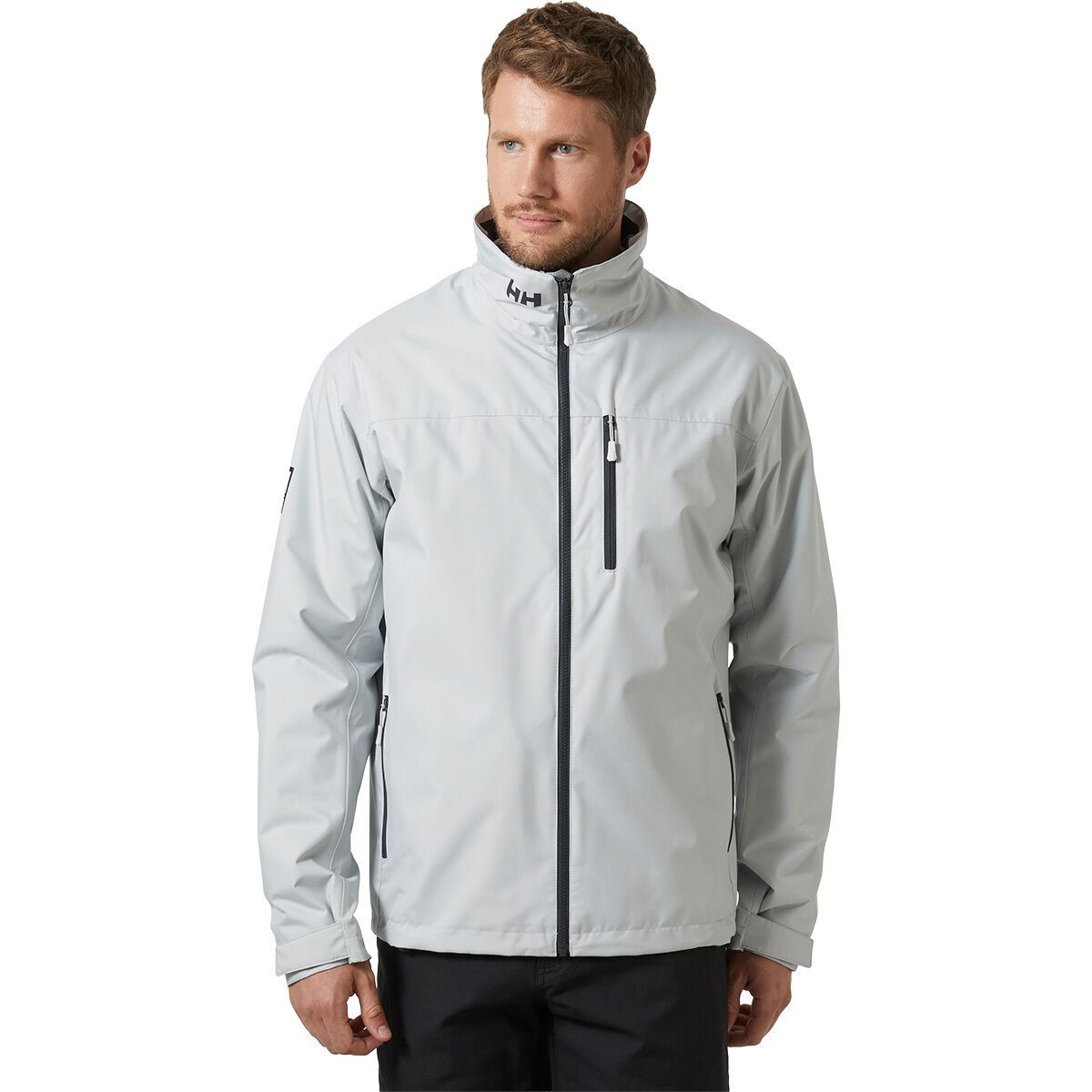 Image of Helly Hansen Crew Midlayer Jacket 2 - Men's Grey Fog, XL