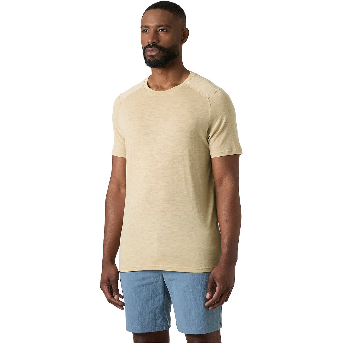 Image of Helly Hansen HH Durawool T-Shirt - Men's Khaki/Sand, XL