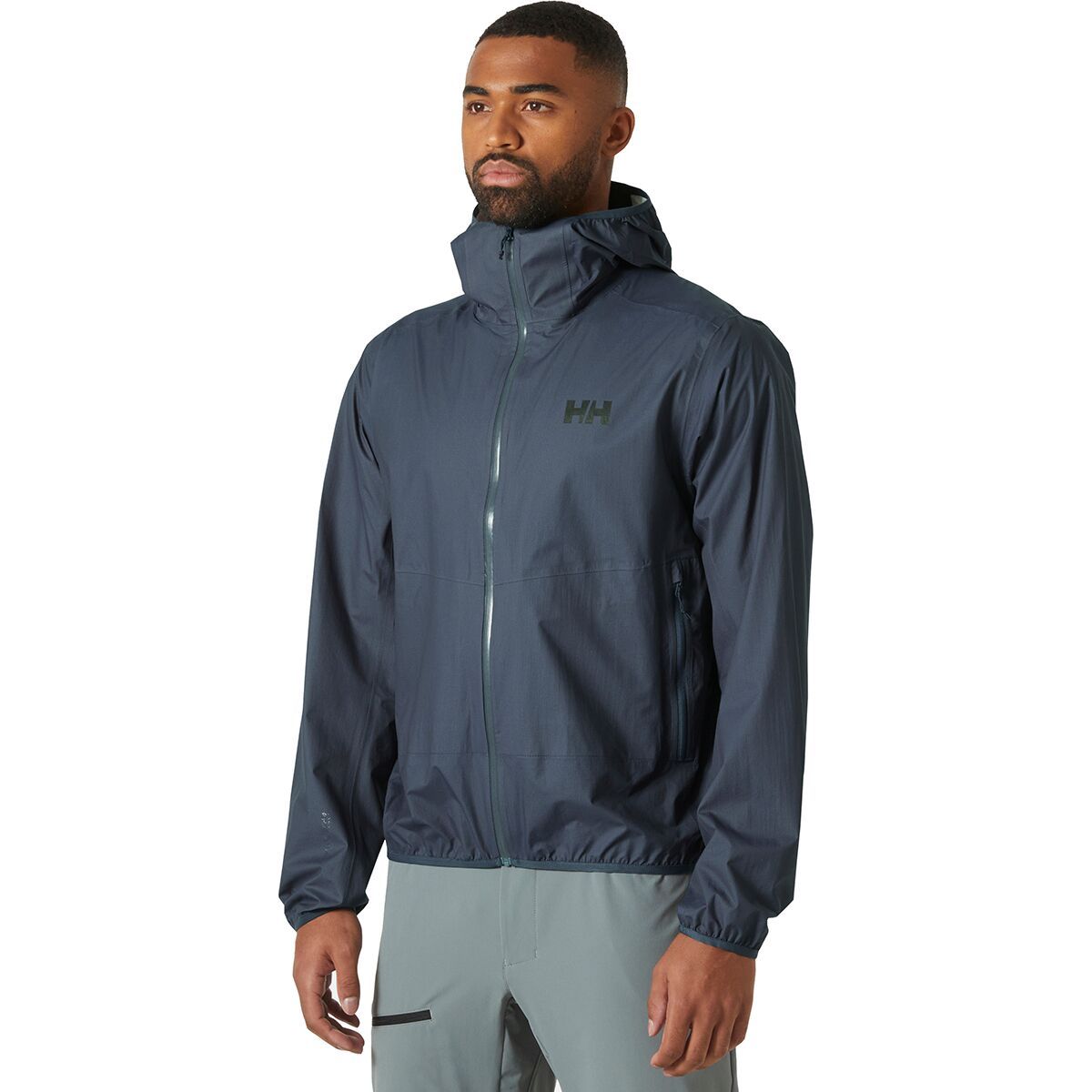 Image of Helly Hansen Verglas 2.5L Fastpack Jacket - Men's Alpine Frost, M