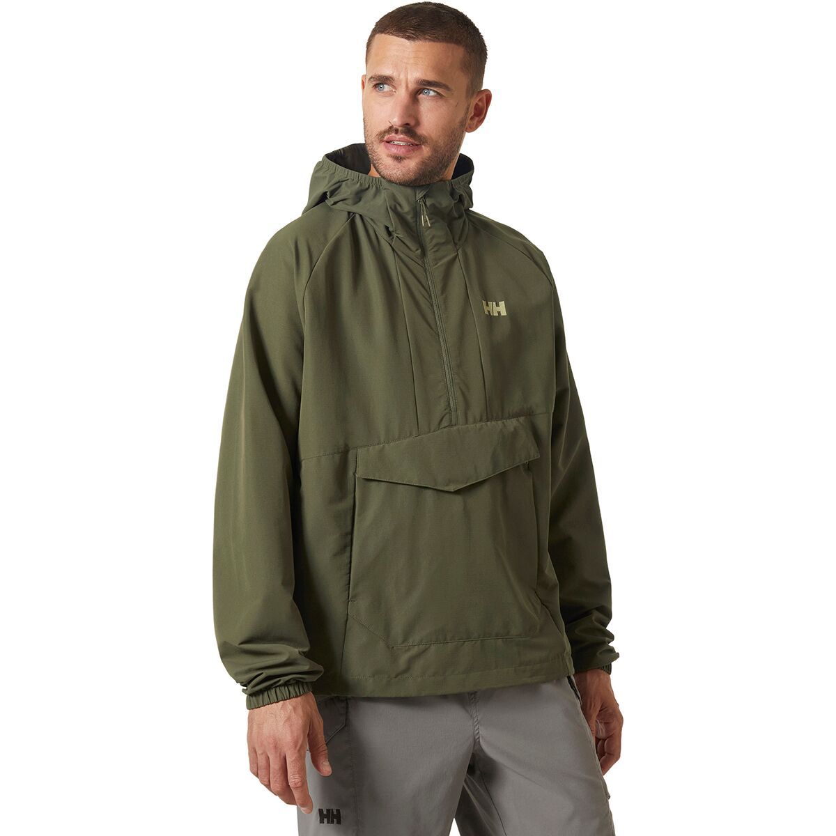 Helly Hansen Vista Hike Anorak - Men's Utility Green, M