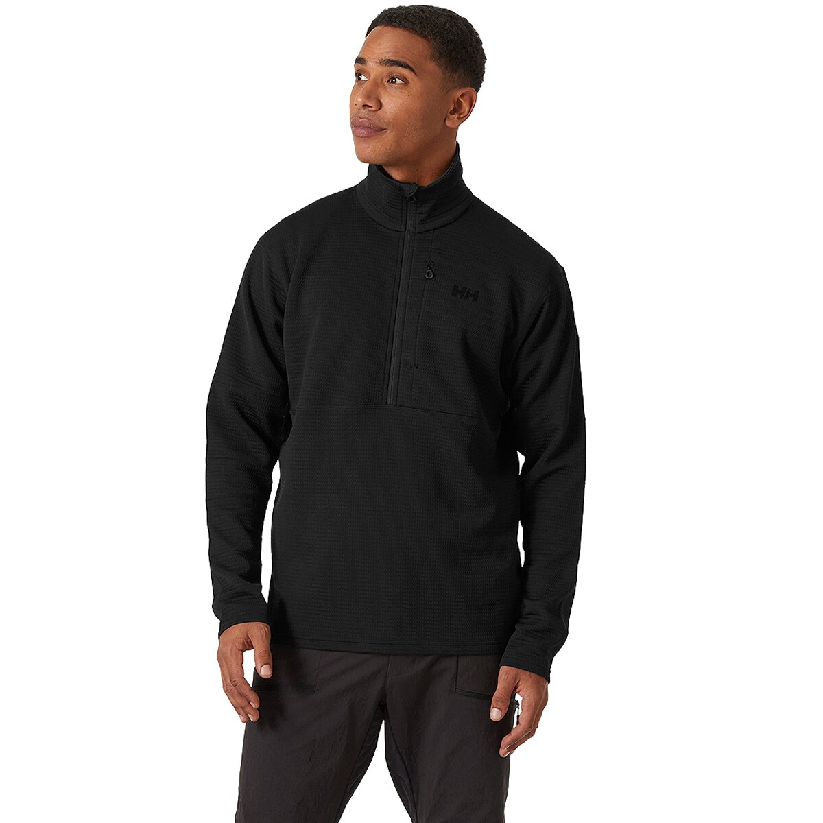 Image of Helly Hansen Evolved Air 1/2-Zip Midlayer - Men's Black, M