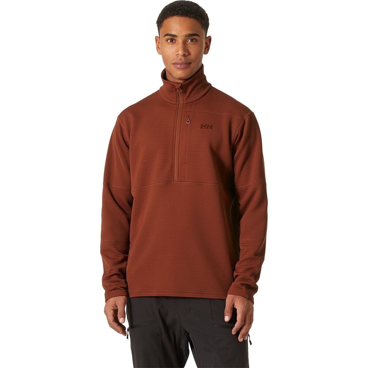 Image of Helly Hansen Evolved Air 1/2-Zip Midlayer - Men's Iron Oxide, M