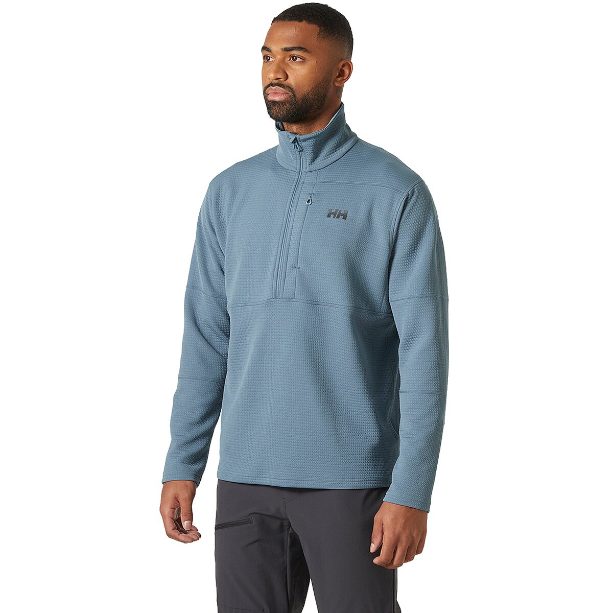 Image of Helly Hansen Evolved Air 1/2-Zip Midlayer - Men's Washed Navy, S