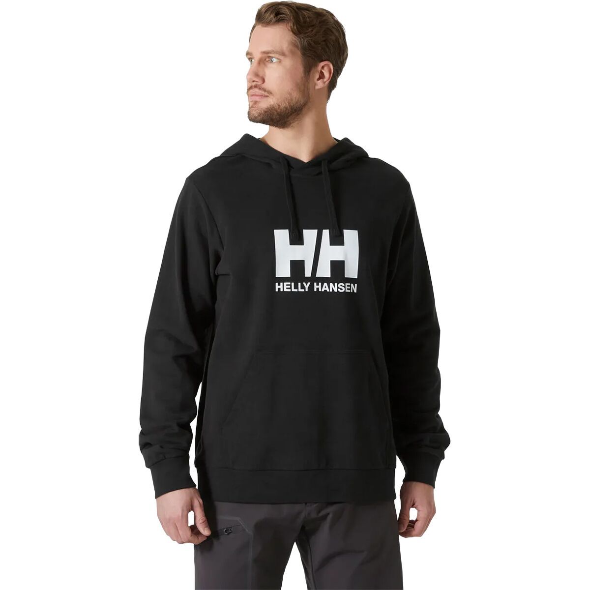 Image of Helly Hansen Logo Hoodie 2.0 - Men's Black, L