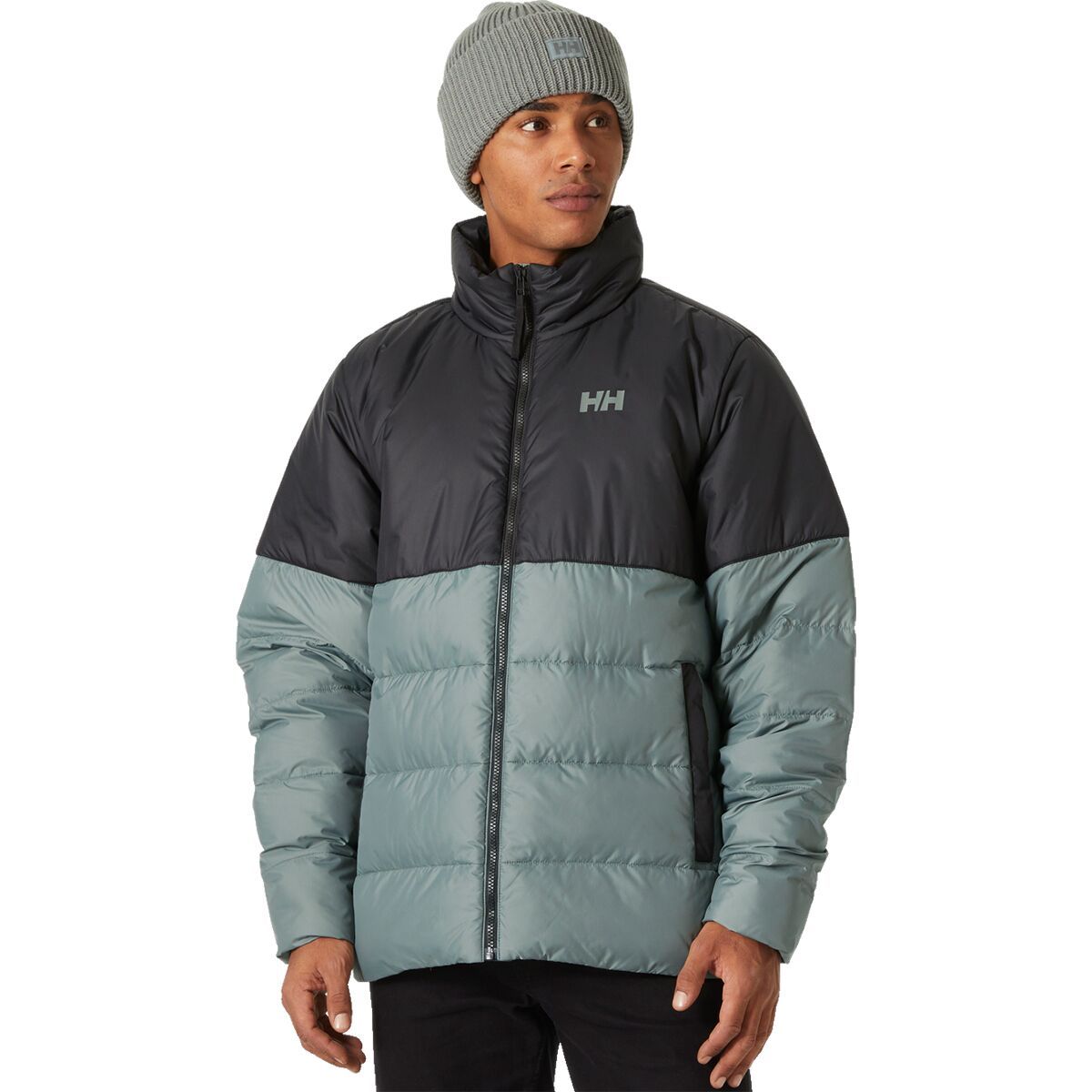 Image of Helly Hansen Oslo Light Puffy Jacket - Men's Grey Cactus, XL