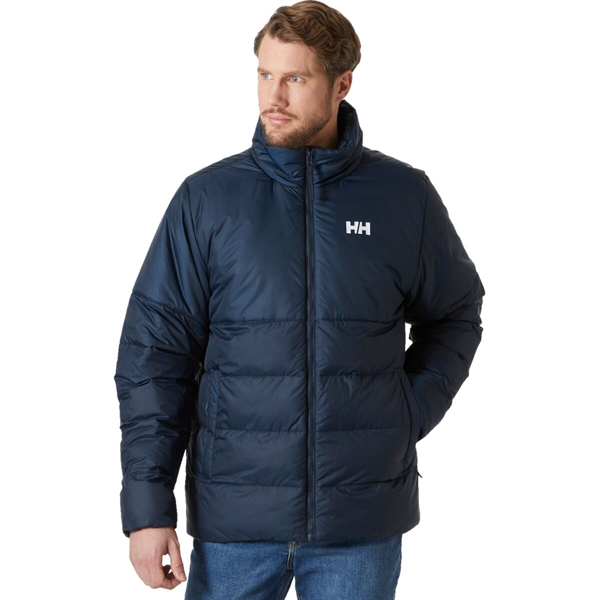 Image of Helly Hansen Oslo Light Puffy Jacket - Men's Navy, M