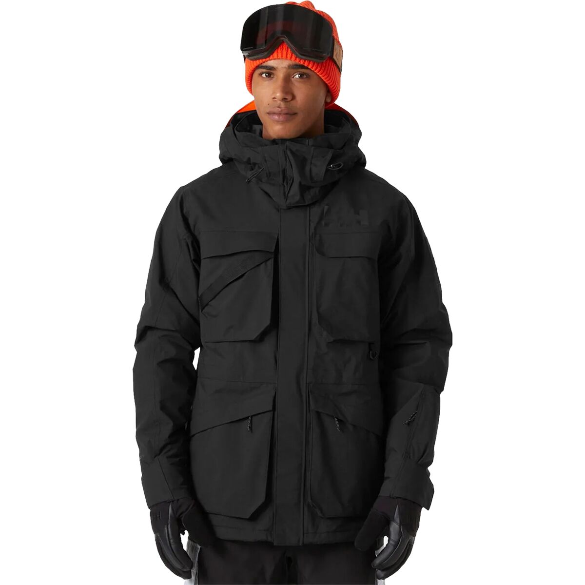 Image of Helly Hansen Ullr D Heritage Long Jacket - Men's Black, L
