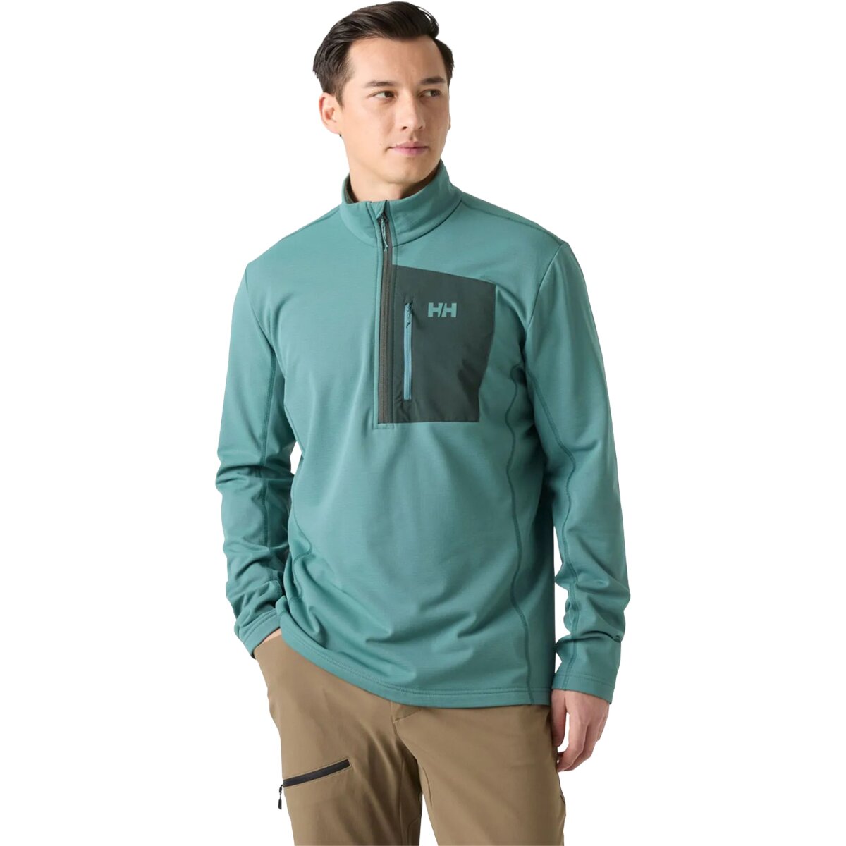 Image of Helly Hansen Versalite 1/2-Zip Fleece Jacket - Men's Green2, M