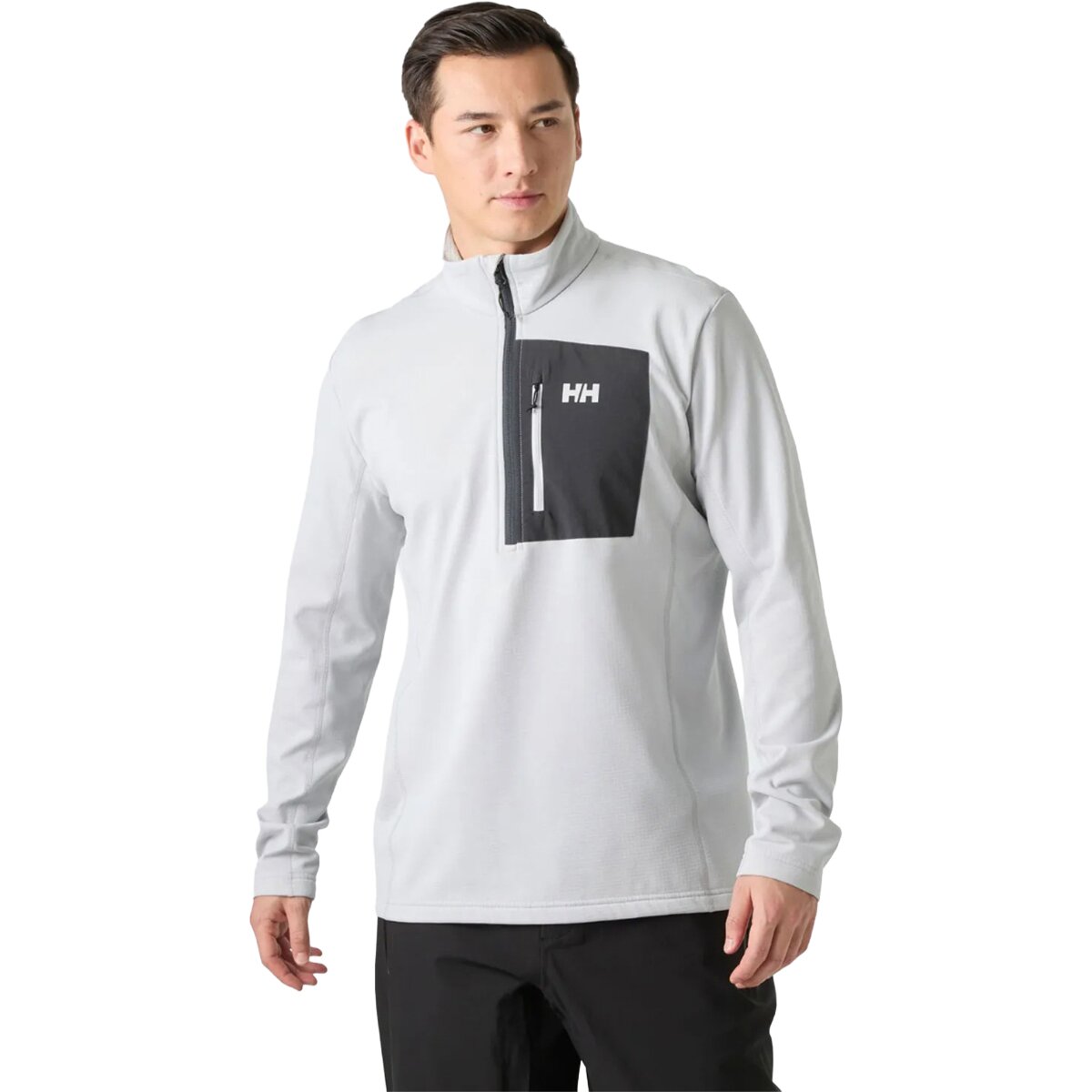 Image of Helly Hansen Versalite 1/2-Zip Fleece Jacket - Men's Grey Fog, L