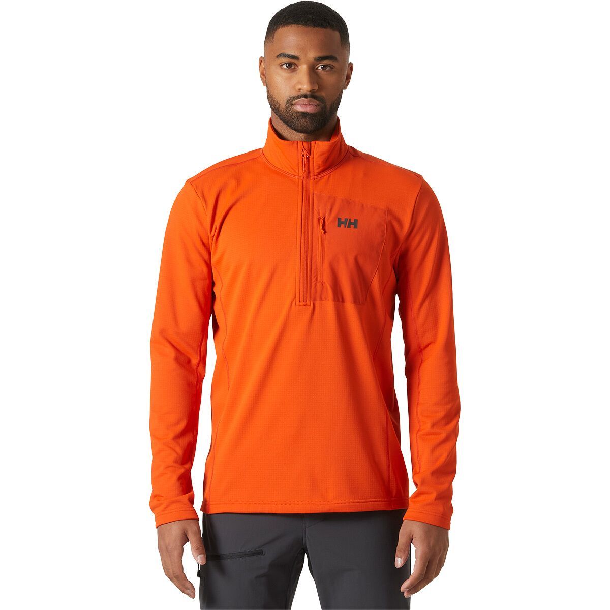 Image of Helly Hansen Versalite 1/2-Zip Fleece Jacket - Men's Patrol Orange, S