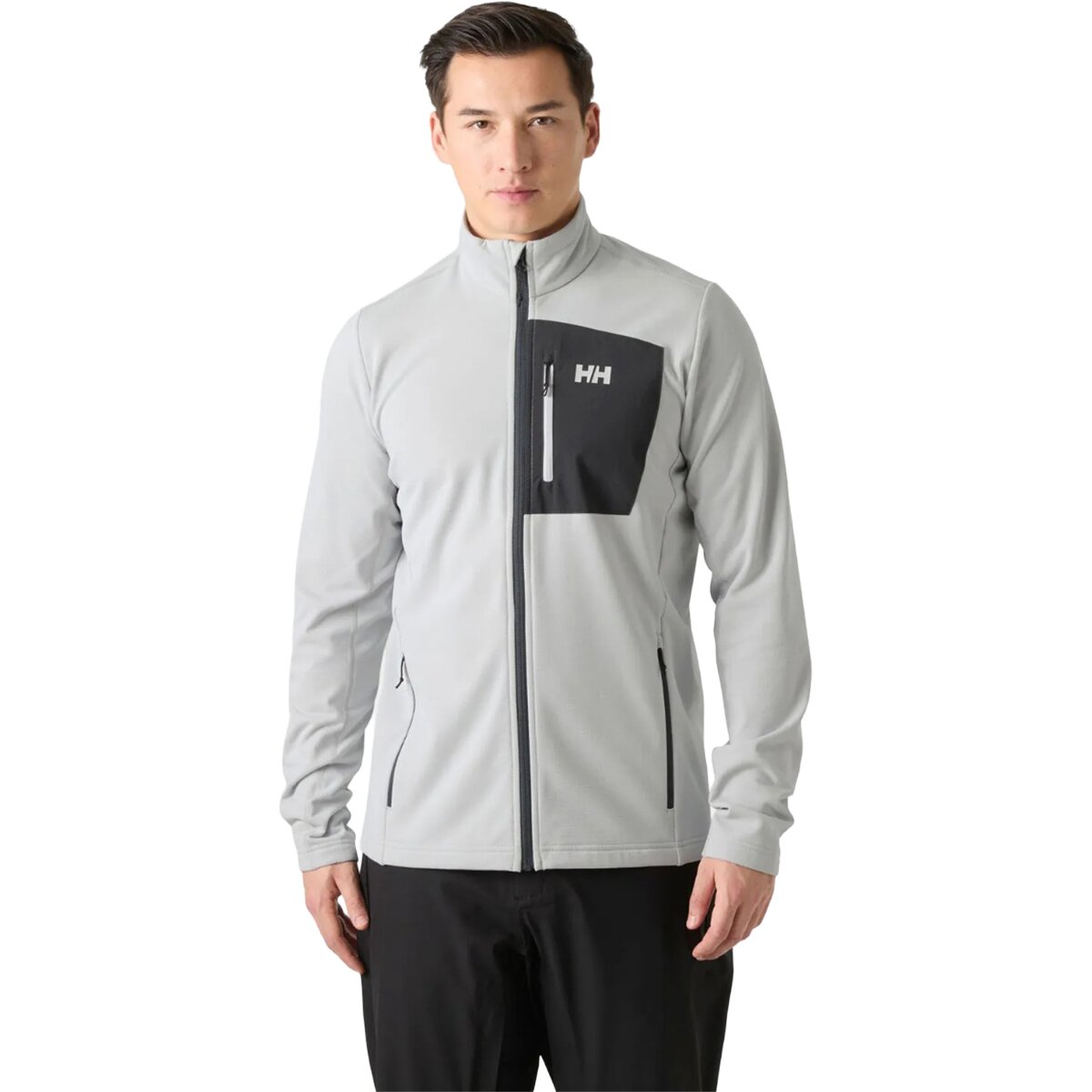 Image of Helly Hansen Versalite Fleece Jacket - Men's Grey Fog, XL