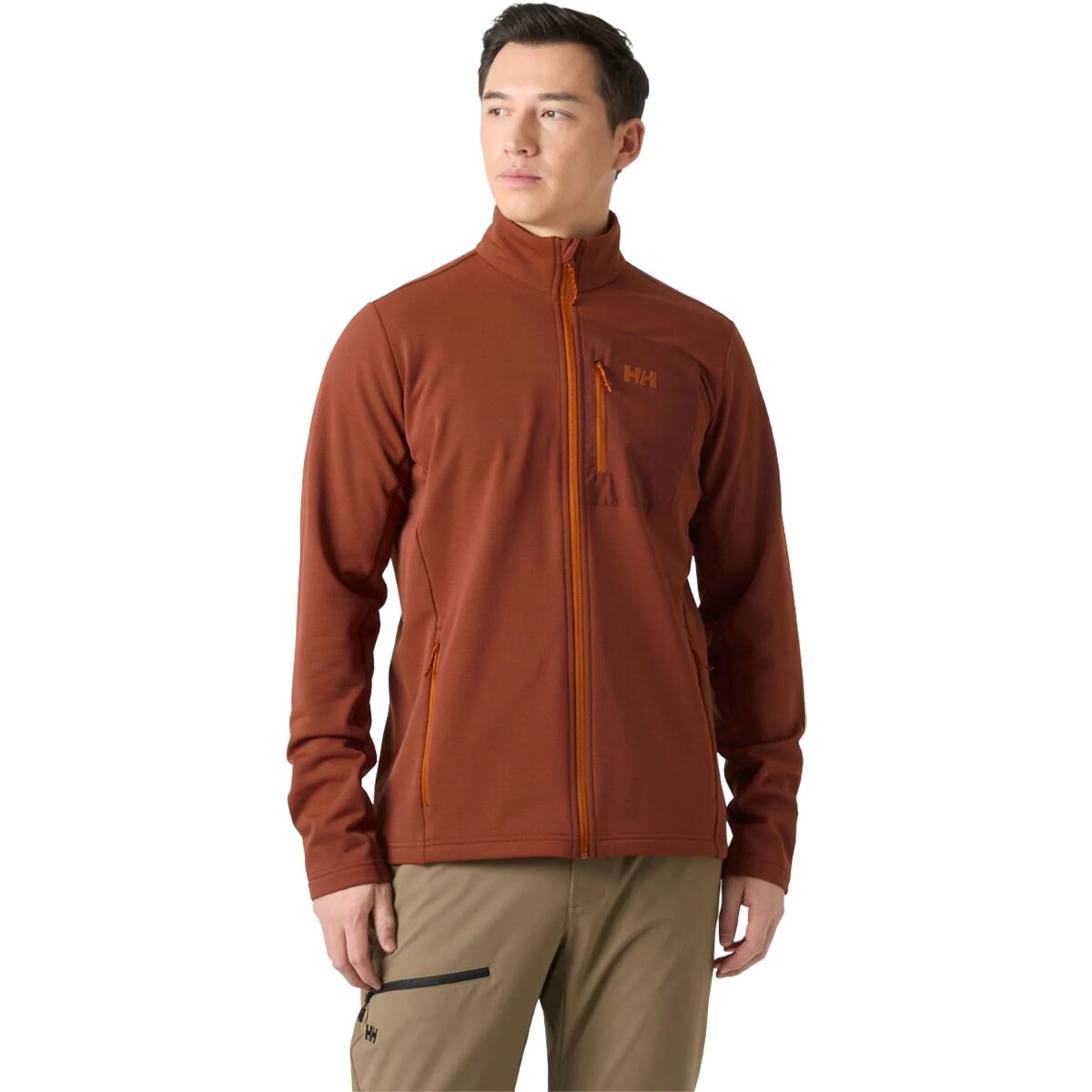 Image of Helly Hansen Versalite Fleece Jacket - Men's Iron Oxide, L