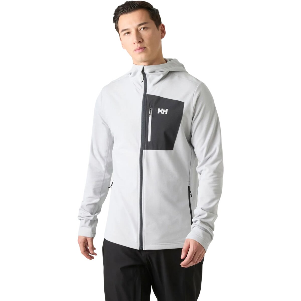 Image of Helly Hansen Versalite Hooded Fleece Jacket - Men's Grey Fog, S