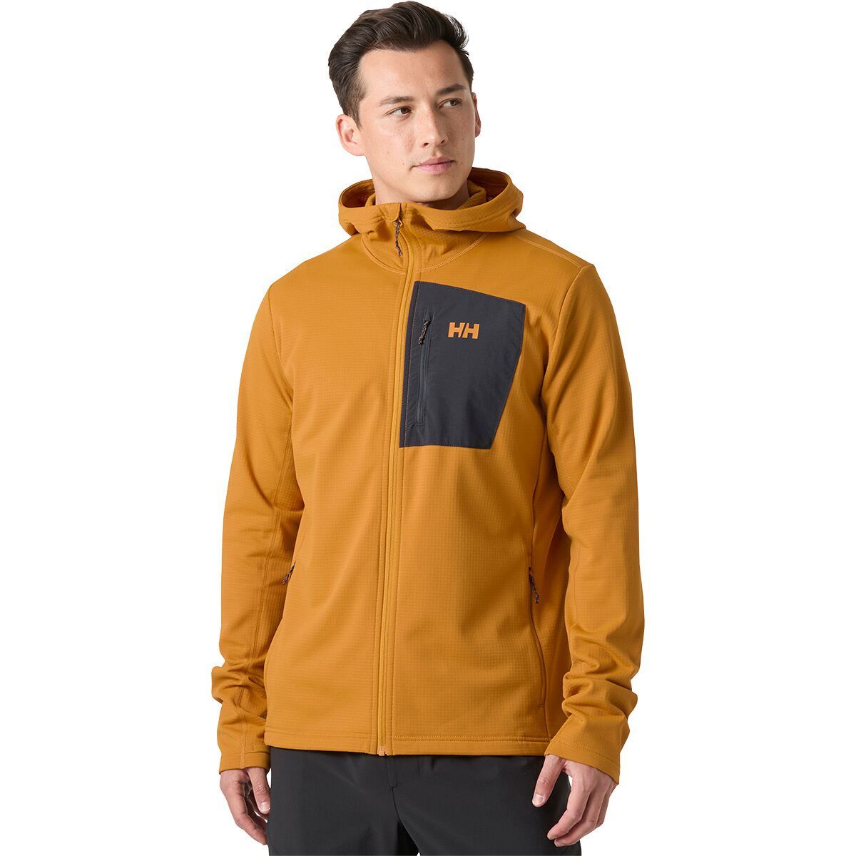 Image of Helly Hansen Versalite Hooded Fleece Jacket - Men's Mustard, XL