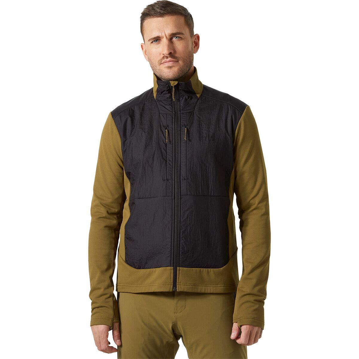 Image of Helly Hansen Versalite Hybrid Fleece Jacket - Men's Sepia, L