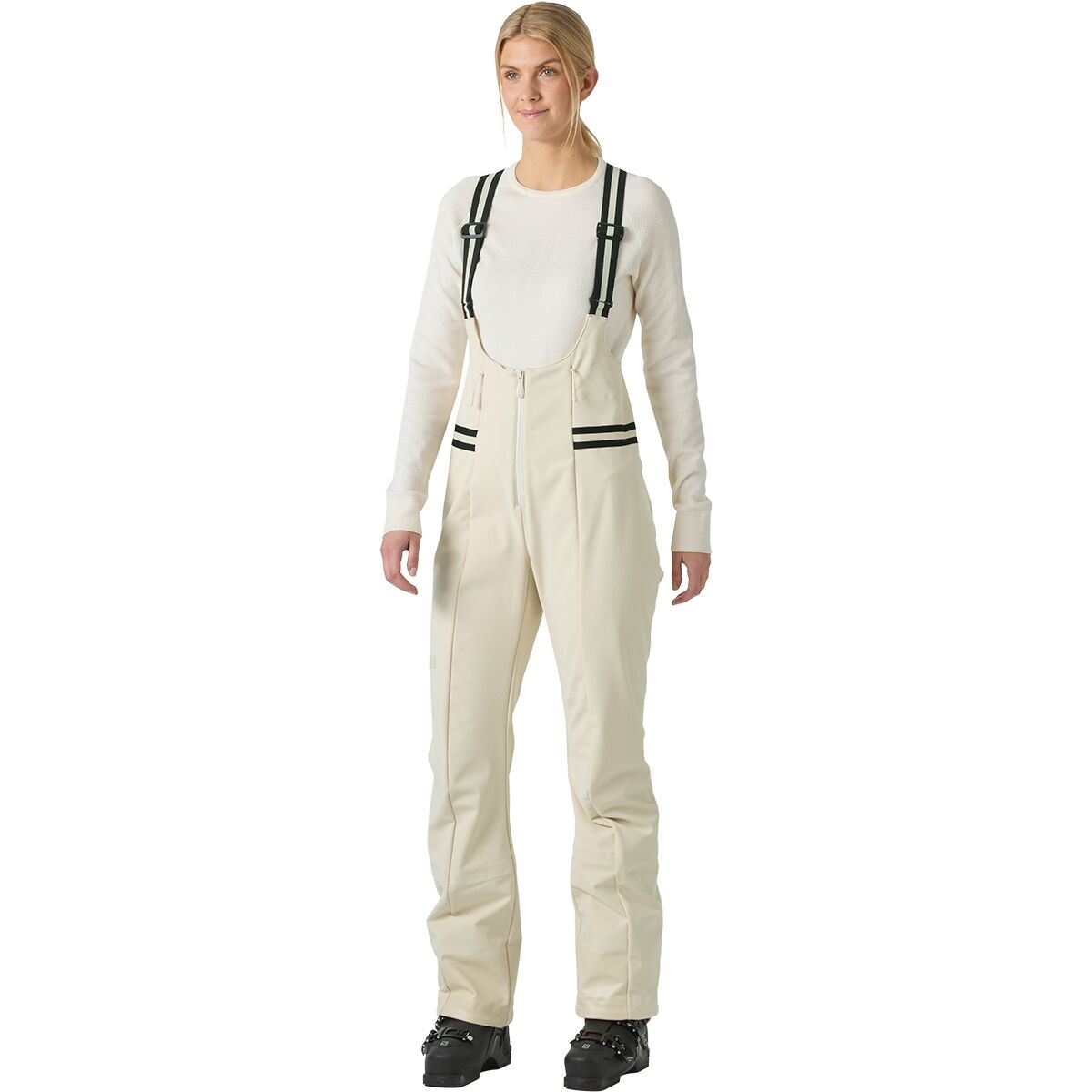 Image of Helly Hansen Avanti Softshell Bib Pant - Women's Cream, XS