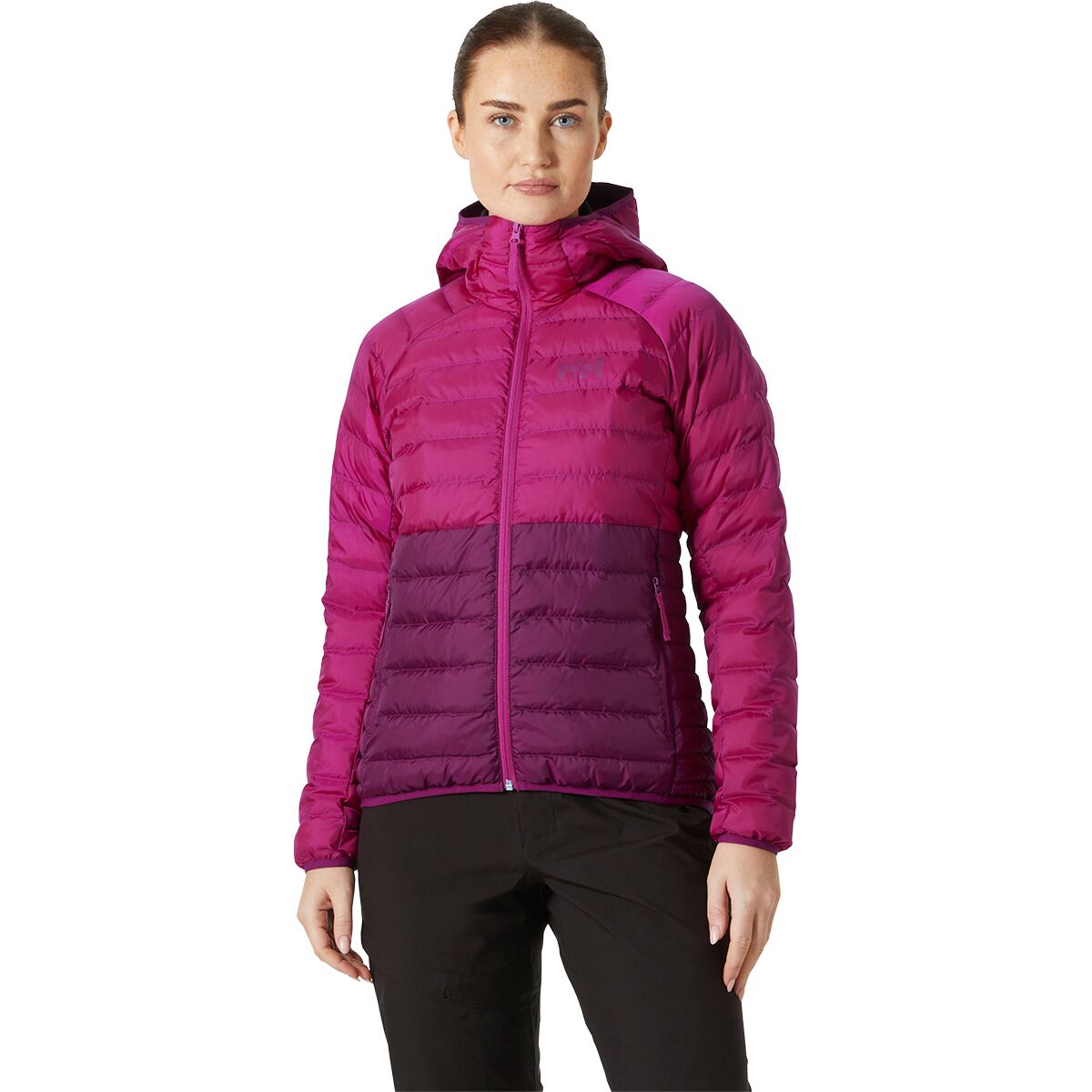 Image of Helly Hansen Banff Hooded Insulator Jacket - Women's Dark Magenta/Magenta 2.0, XS