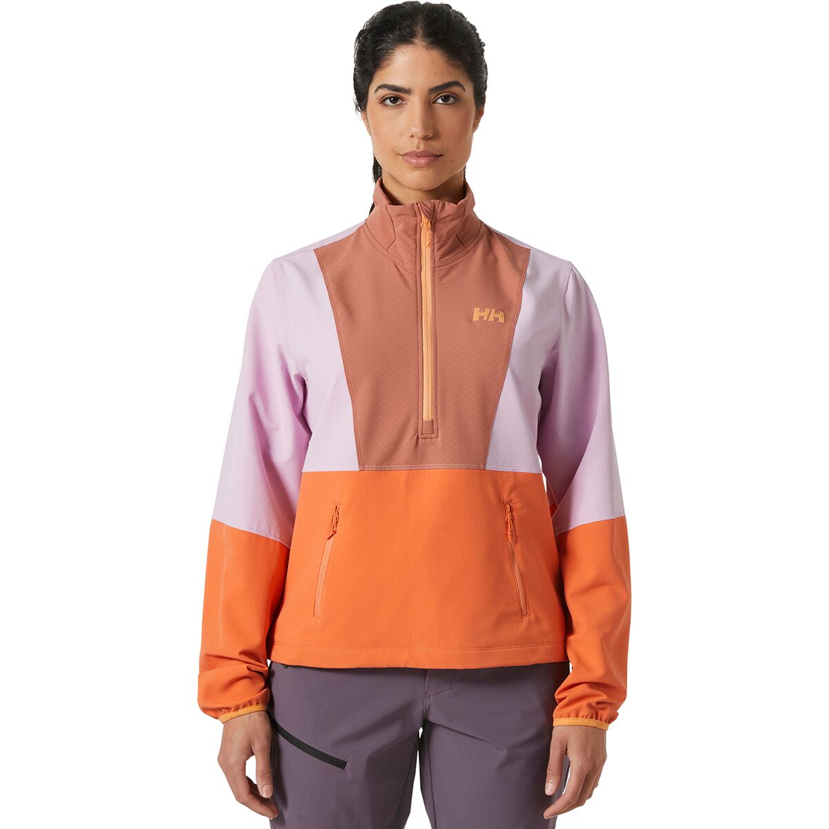 Image of Helly Hansen Cascade Shield Anorak - Women's Bonfire, L