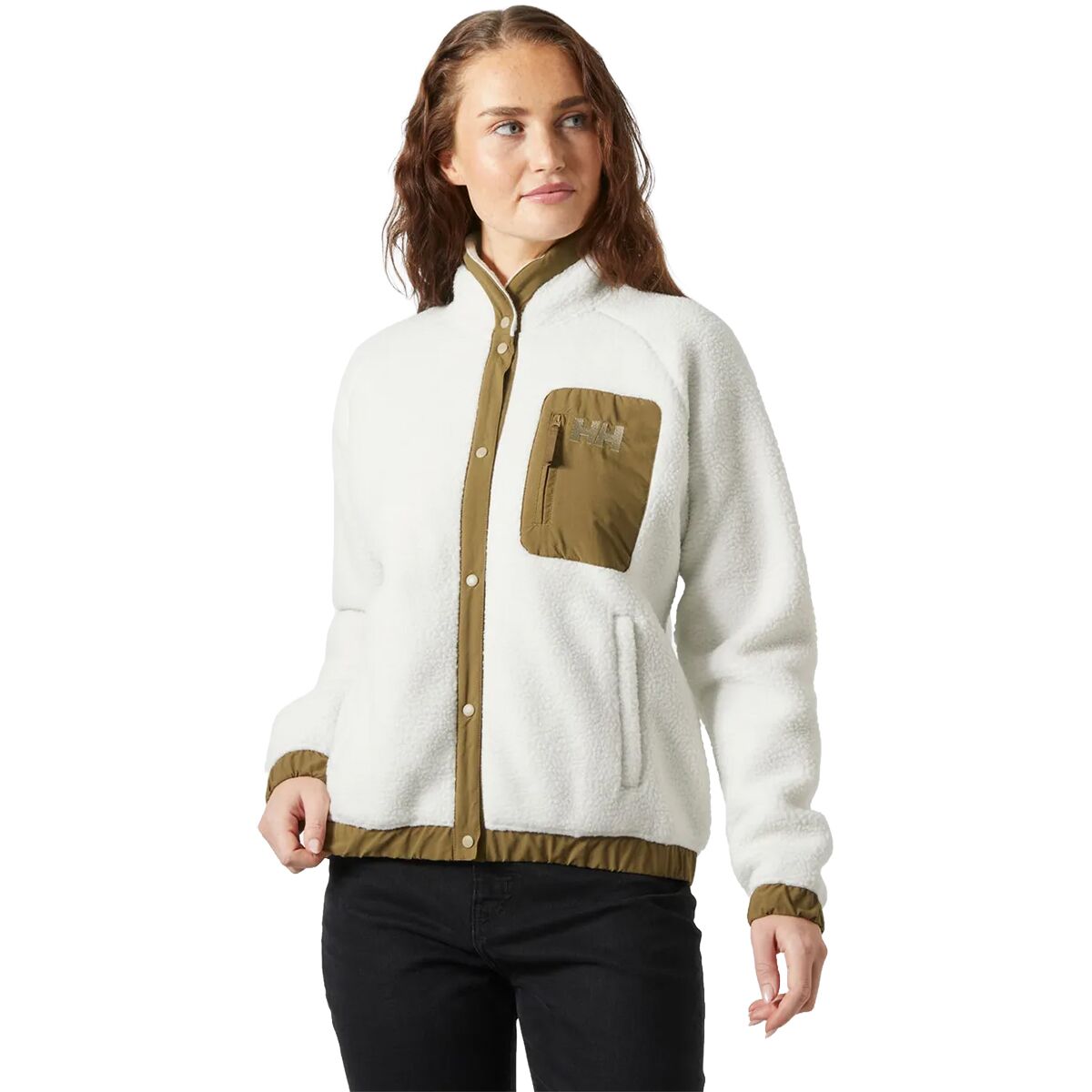 Image of Helly Hansen Imperial Pile Snap Jacket - Women's Snow, S