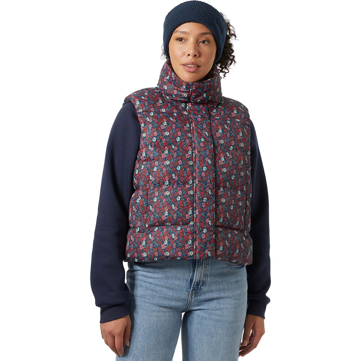 Image of Helly Hansen Jade Vest - Women's Navy Floral Aop, L