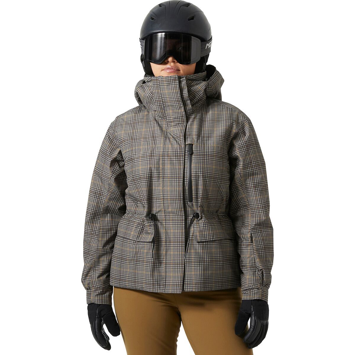 Helly Hansen Nora Insulated 2.0 Jacket - Women's Pebble Broxburn Plaid Aop, M