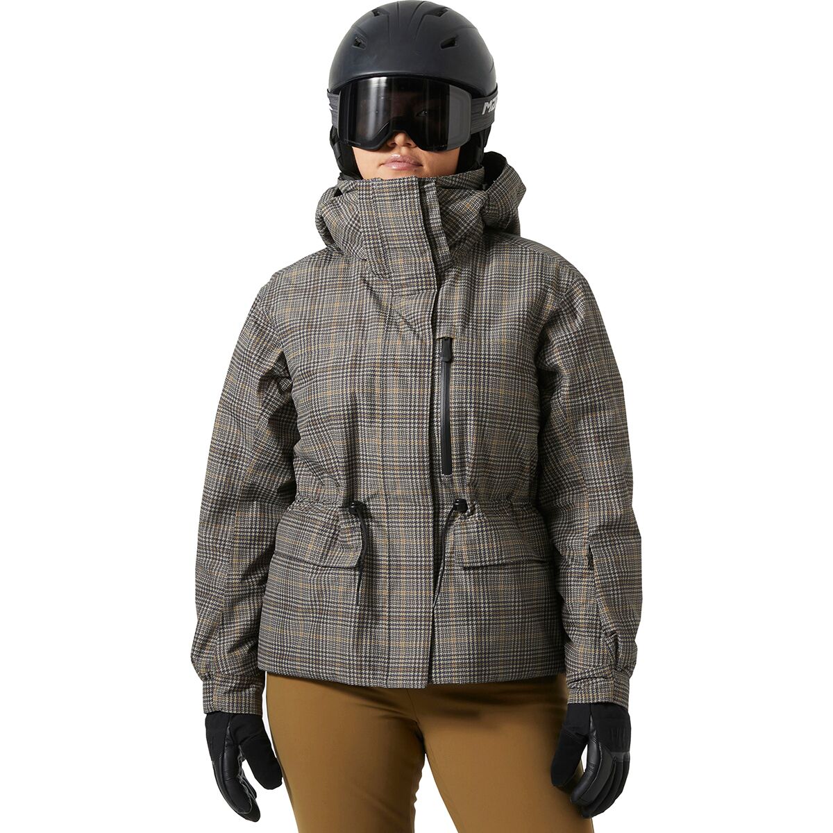 Image of Helly Hansen Nora Insulated 2.0 Jacket - Women's Pebble Broxburn Plaid Aop, XL