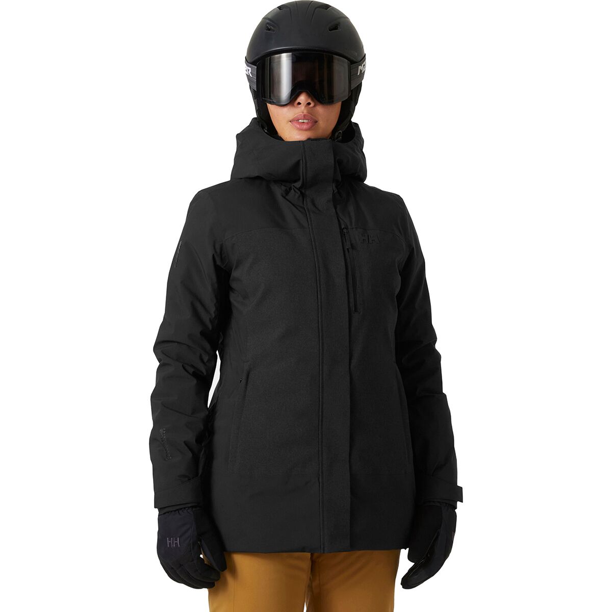 Image of Helly Hansen Snowplay Long Insulated Jacket - Women's Black, L