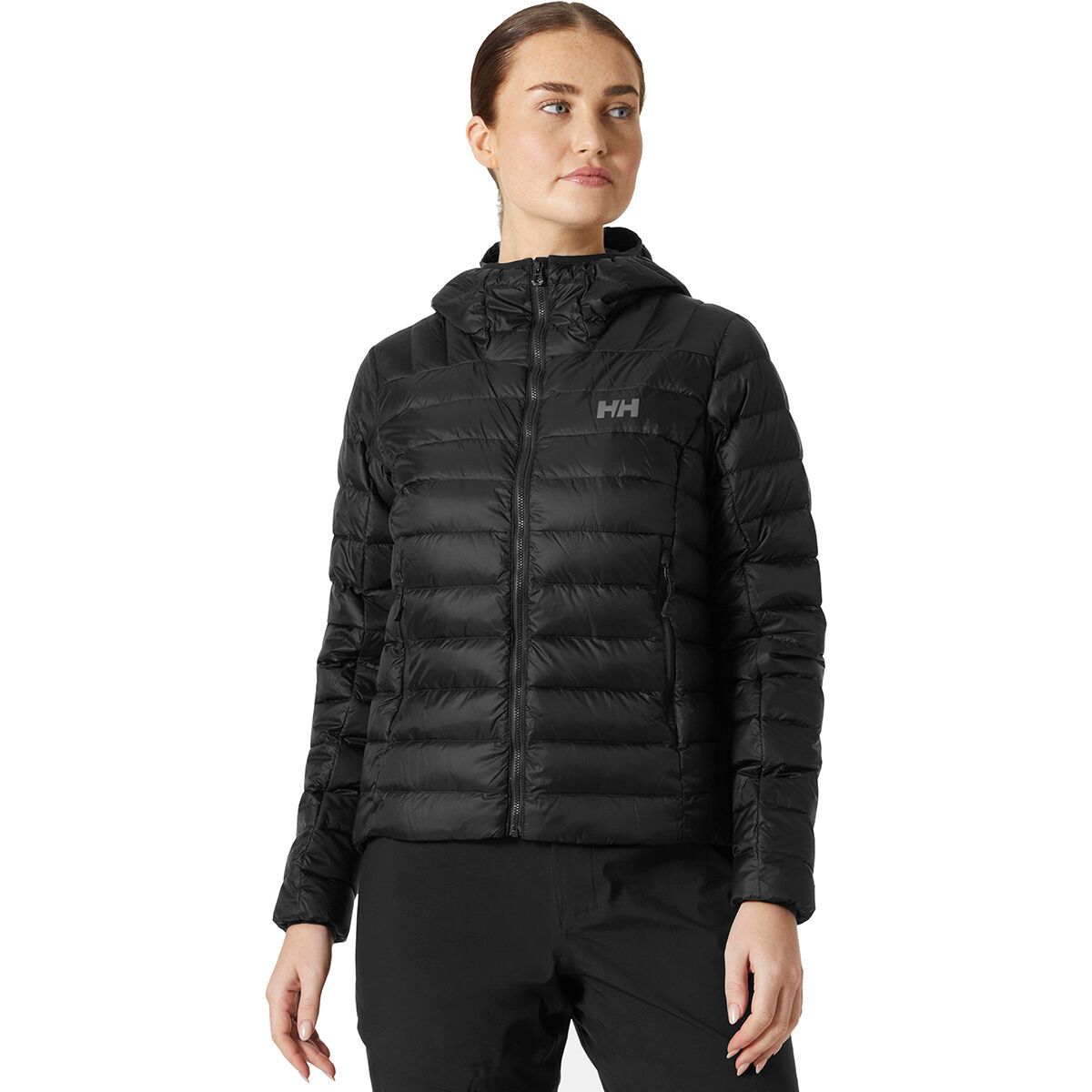Image of Helly Hansen Verglas Hooded Down 2.0 Jacket - Women's Black, XS