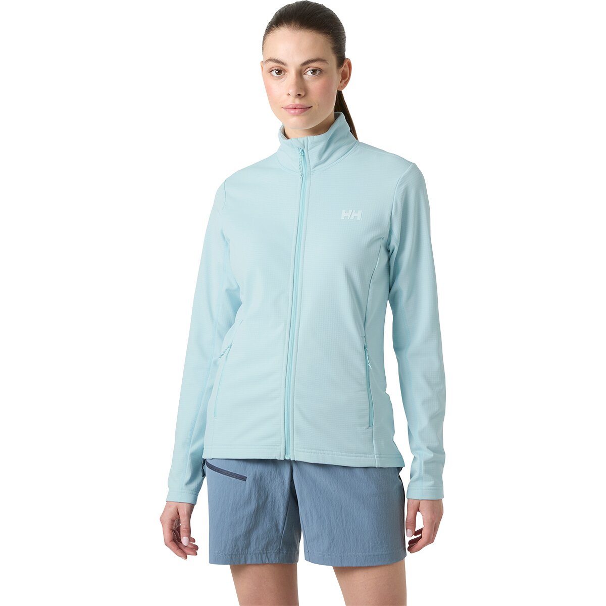 Image of Helly Hansen Versalite Fleece Jacket - Women's Barely Blue, XL