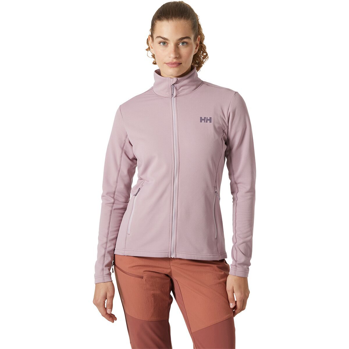 Image of Helly Hansen Versalite Fleece Jacket - Women's Purple Clay, XS