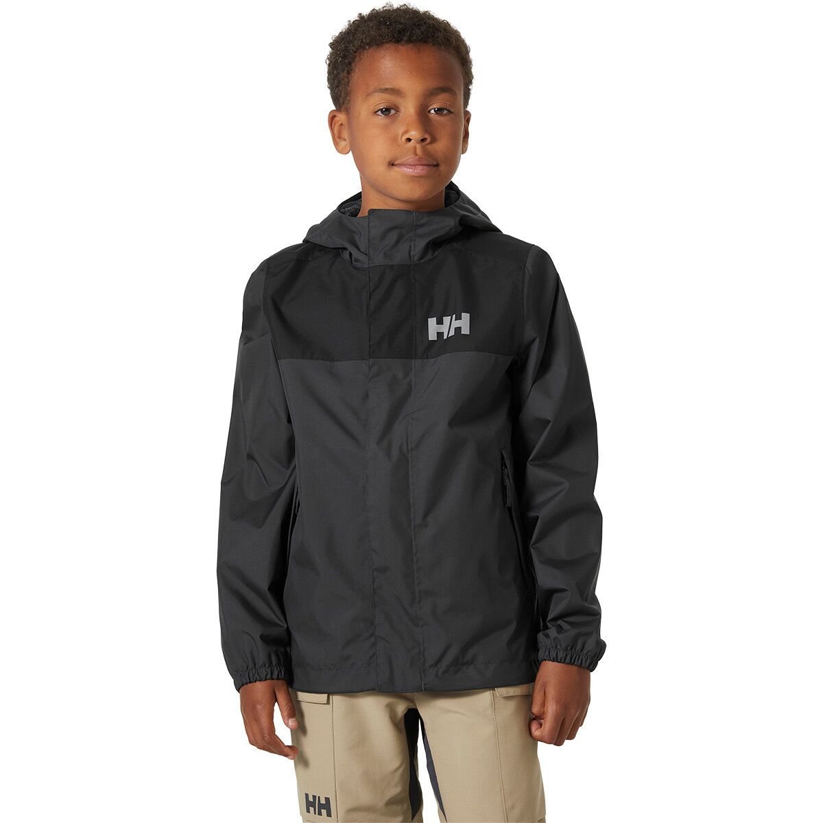 Image of Helly Hansen Jr Vancouver Rain Jacket - Kids' Ebony2, 13