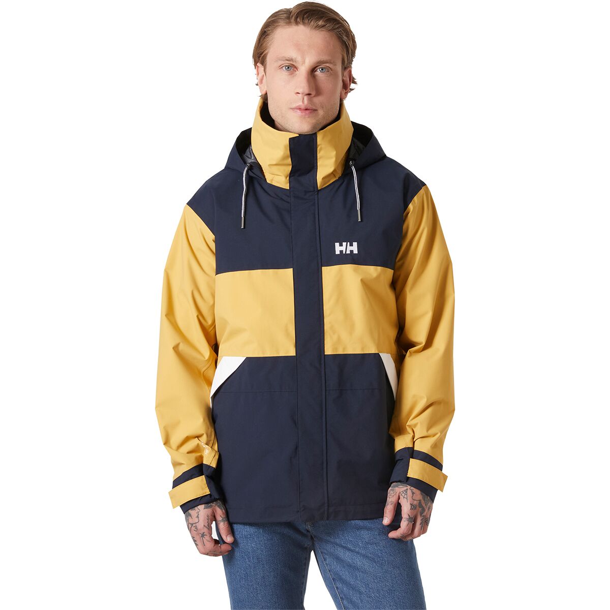Image of Helly Hansen Koster All-Weather Jacket - Men's Sand, L