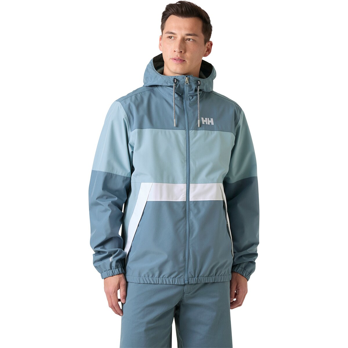 Image of Helly Hansen Koster Rain Jacket - Men's Washed Navy, S
