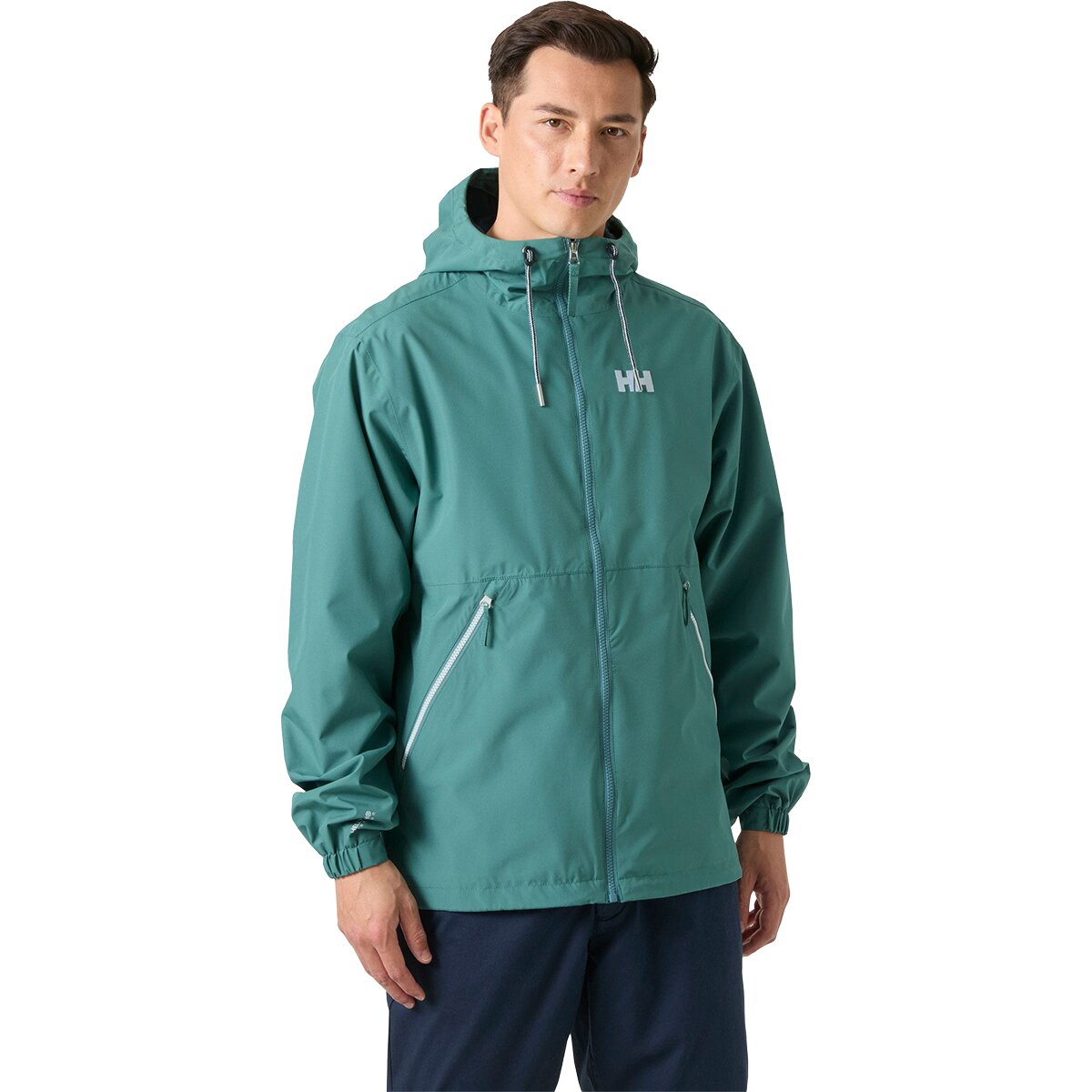 Image of Helly Hansen Sandoy Rain Jacket - Men's Opal Green, S