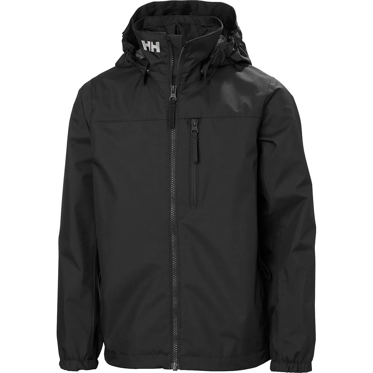Image of Helly Hansen Crew Hooded Jacket - Kids' Black, 8