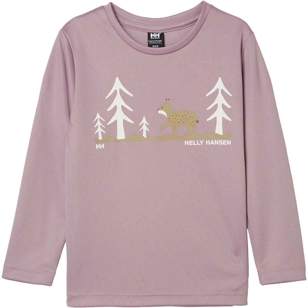 Image of Helly Hansen HH Tech Graphic Long-Sleeve Top - Toddlers' Purple Clay, 1