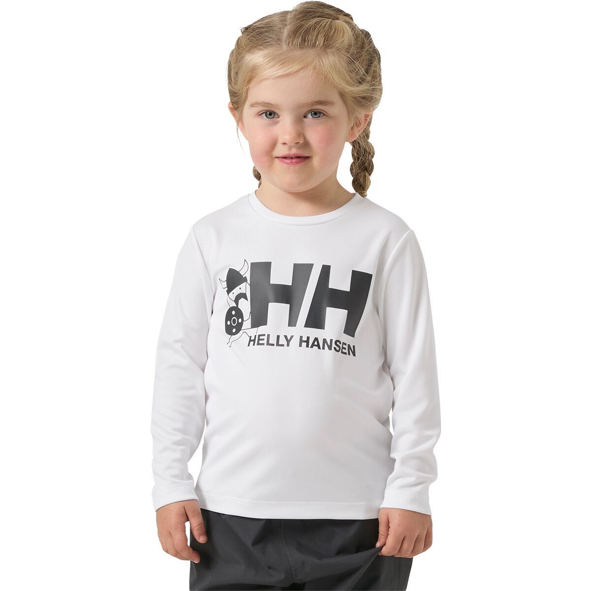 Image of Helly Hansen HH Tech Graphic Long-Sleeve Top - Toddlers' White2, 3