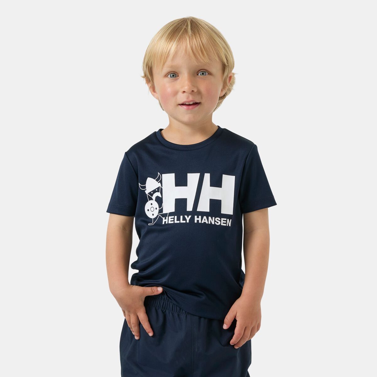 Image of Helly Hansen HH Tech Graphic T-Shirt - Toddlers' Navy2, 1