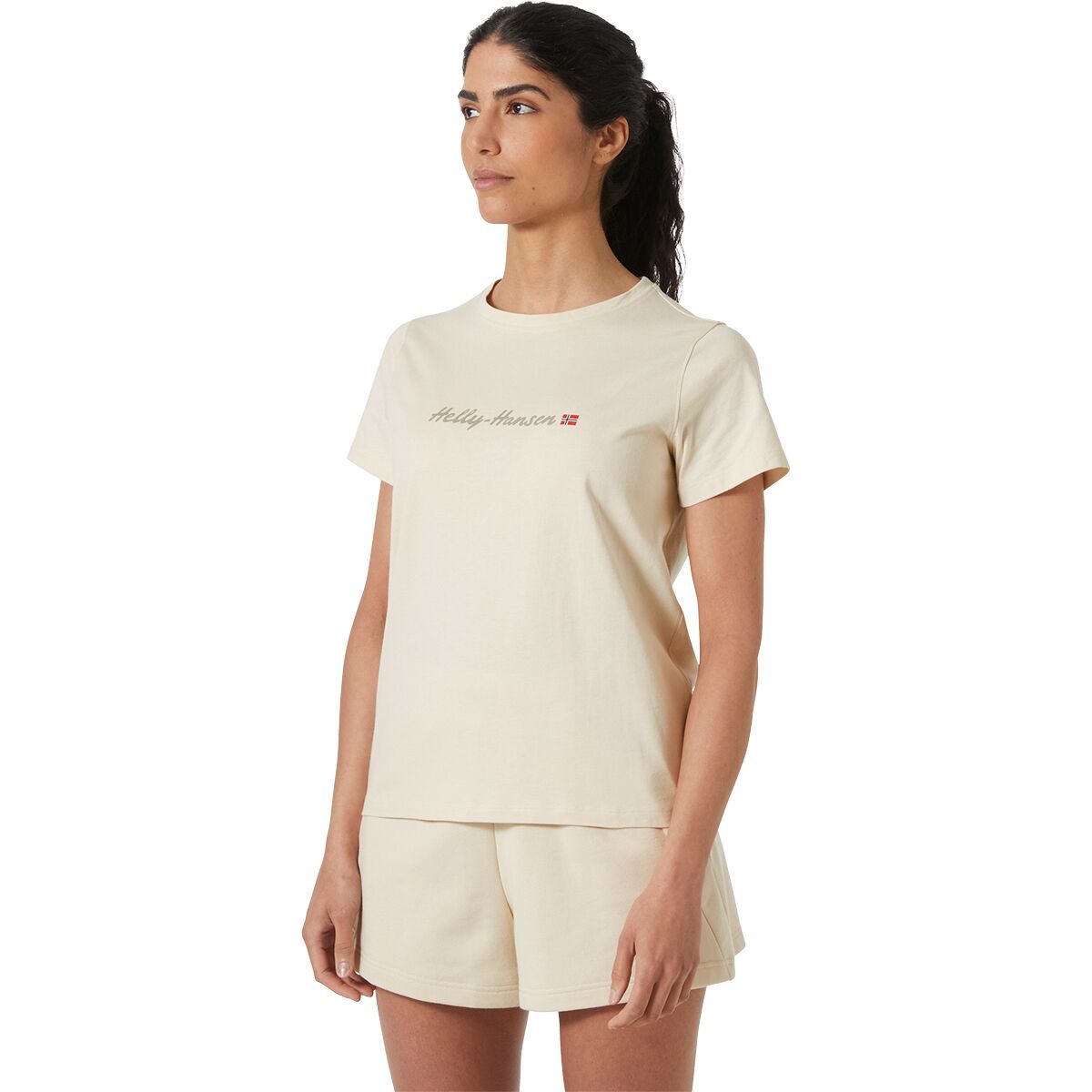 Image of Helly Hansen Core Graphic 2.0 T-Shirt - Women's Cream, L