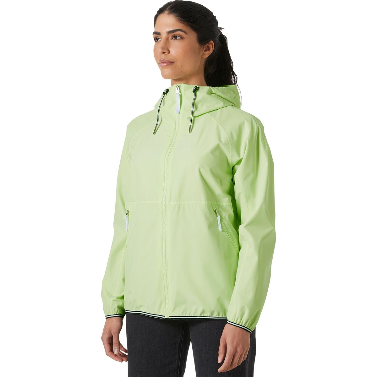 Image of Helly Hansen Koster Rain Jacket - Women's Washed Lime, M