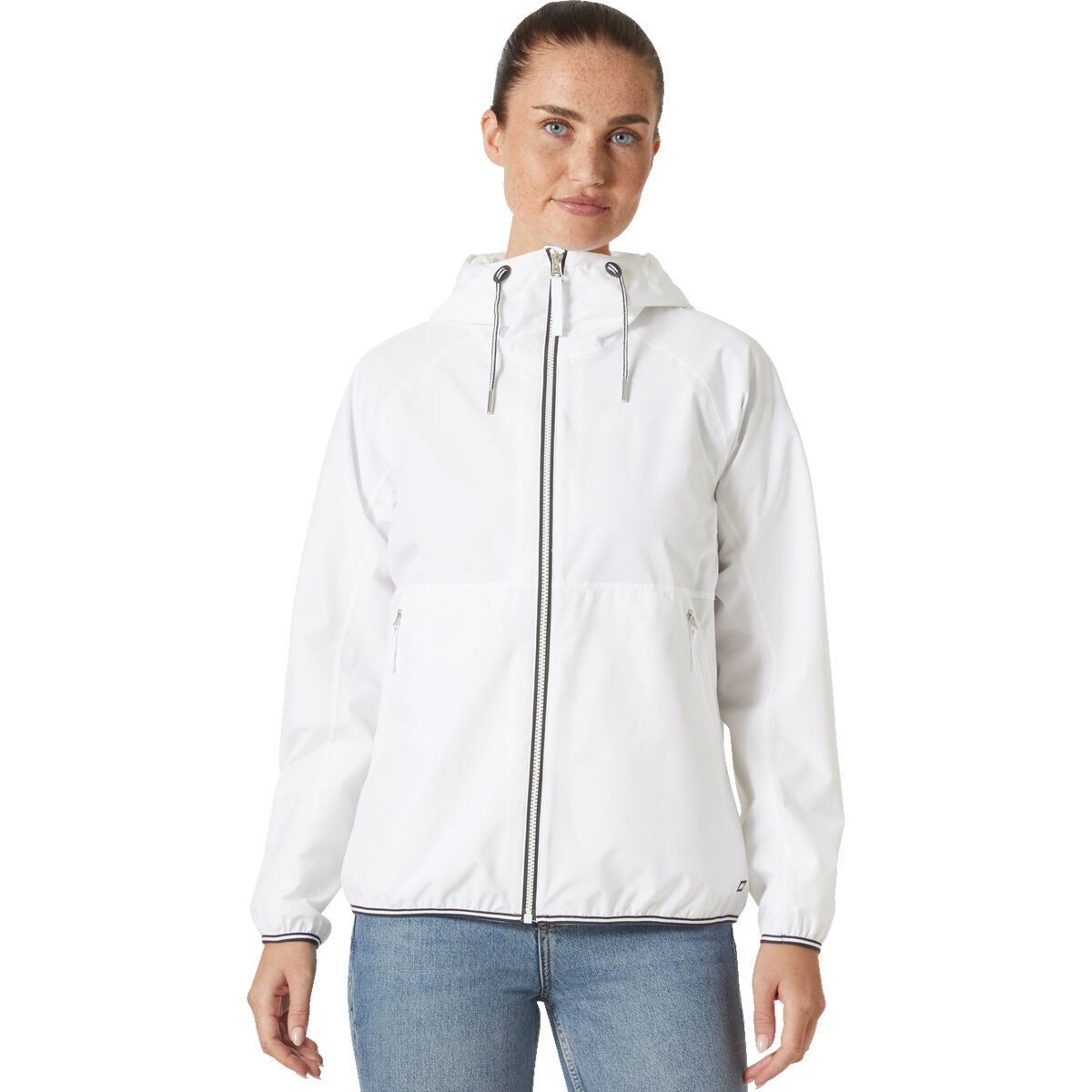 Image of Helly Hansen Koster Rain Jacket - Women's White, M