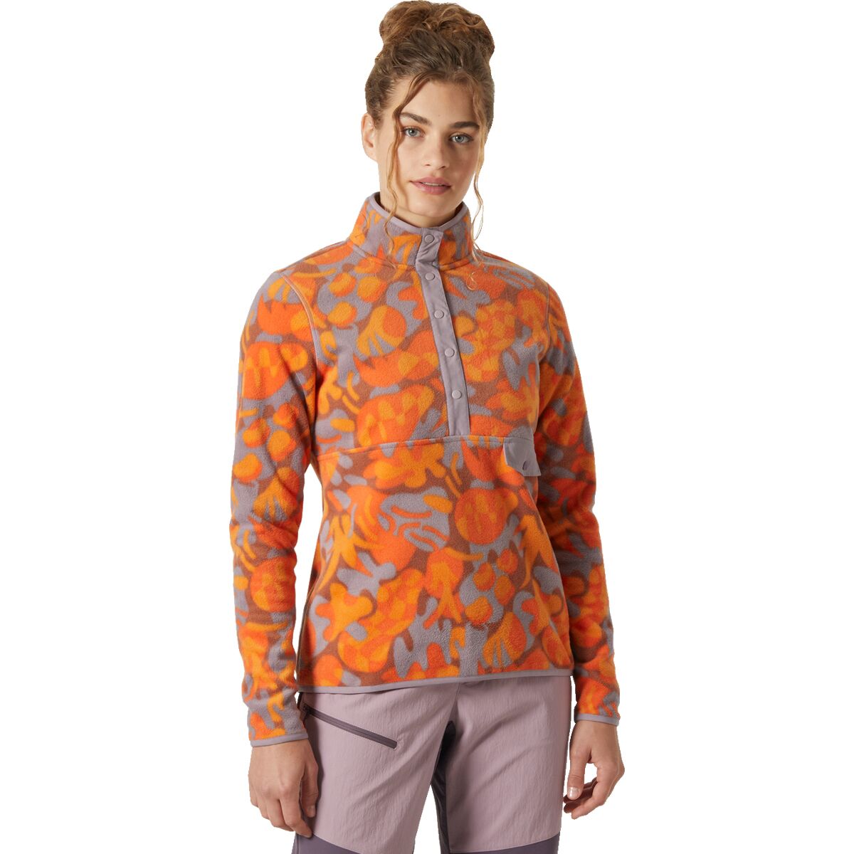 Image of Helly Hansen Maridalen Pullover Fleece - Women's Bonfire Bruce, S