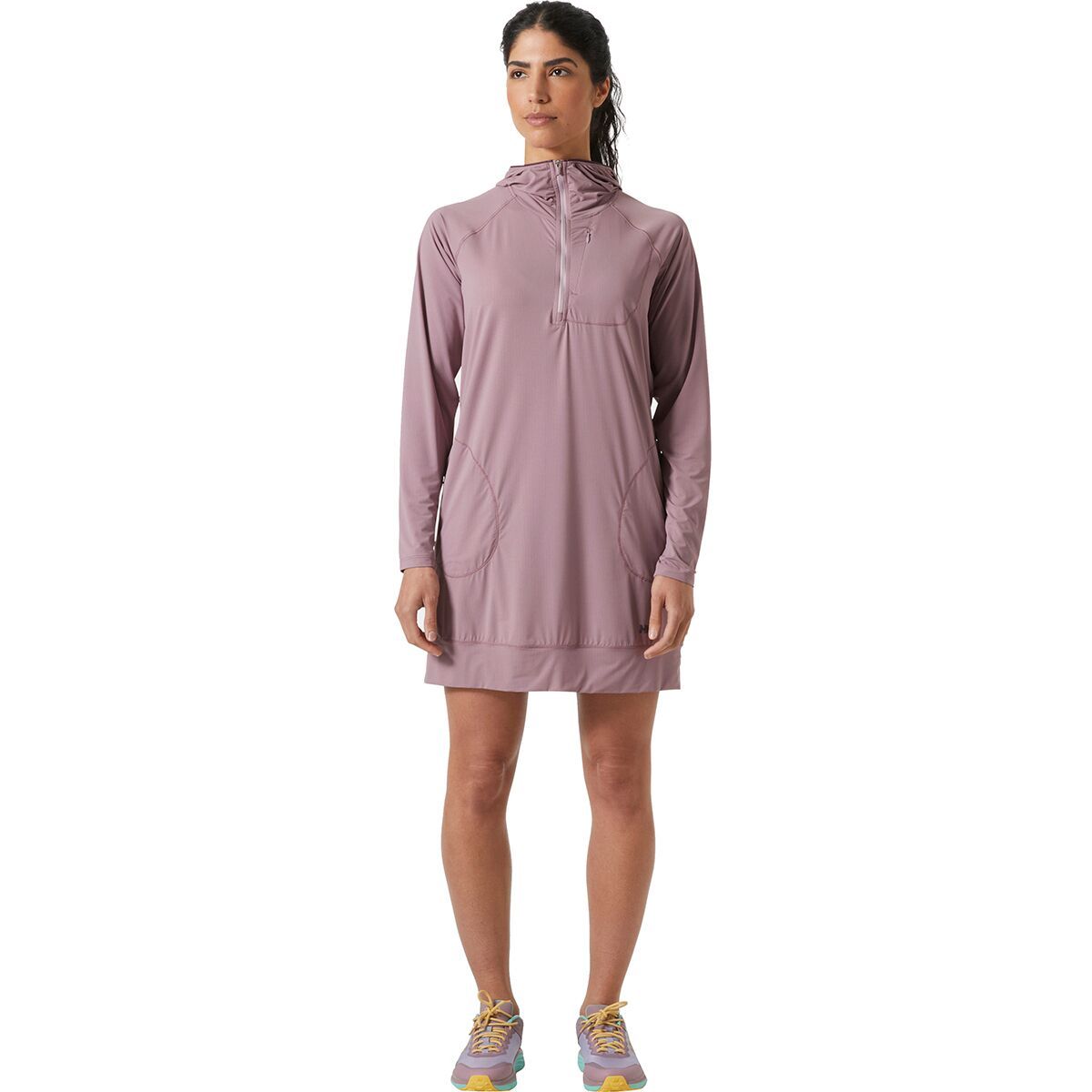 Image of Helly Hansen Shine Solen Cover Up Dress - Women's Purple Clay, S