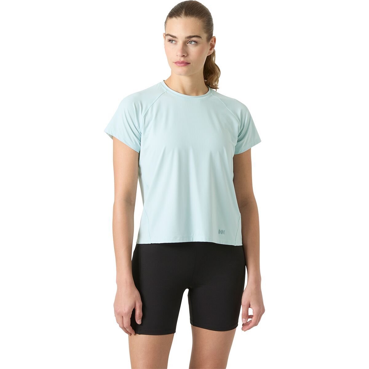 Image of Helly Hansen Shine Solen T-Shirt - Women's Barely Blue, XL