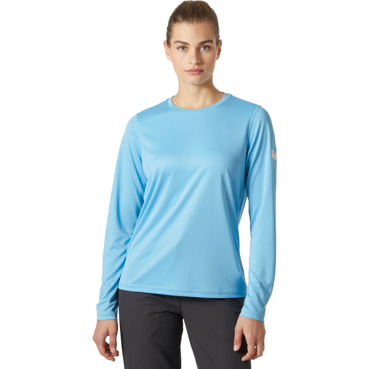 Image of Helly Hansen Tech 2.0 Crew Shirt - Women's Aqua, M