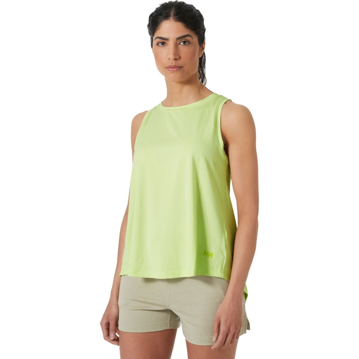 Image of Helly Hansen Tech Split Back 2.0 Tank Top - Women's Washed Lime, XS