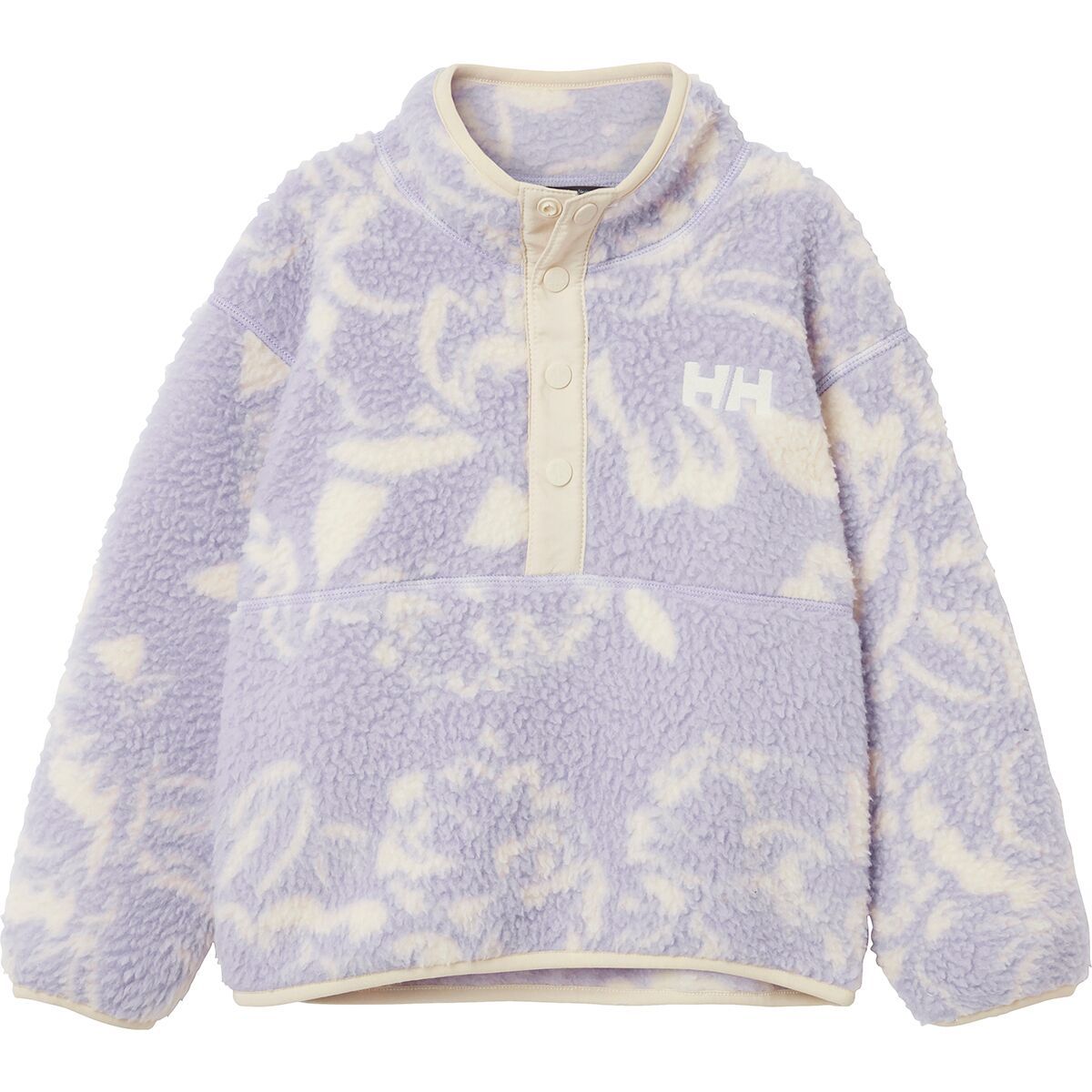 Image of Helly Hansen Frosty Pile Sweater - Toddlers' Bright Lavender Peony AOP, 5